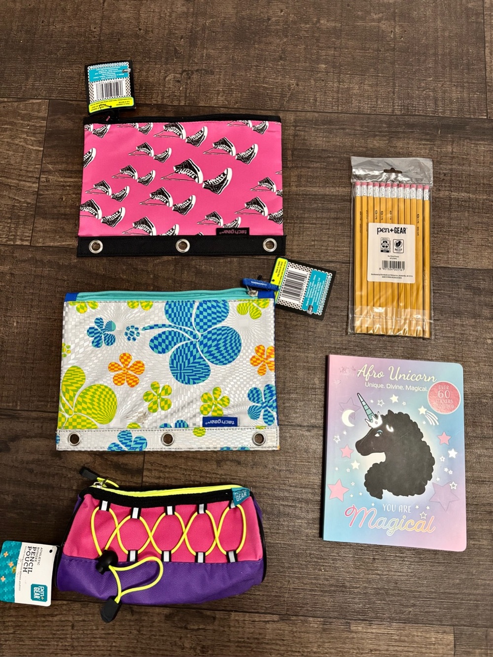 School Supplies Lot. 5 Pieces.